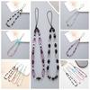 Beaded Acrylic Bear Phone Chain Bear Acrylic Cellphone Wrist Strap  Headphone Case Pendant