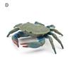 Simulation Animal Model Vivid Intelligence Development Solid Aquarium Miniature Crab Cognition Education Toy for Home