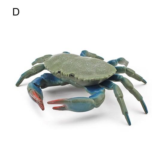 Simulation Animal Model Vivid Intelligence Development Solid Aquarium Miniature Crab Cognition Education Toy for Home