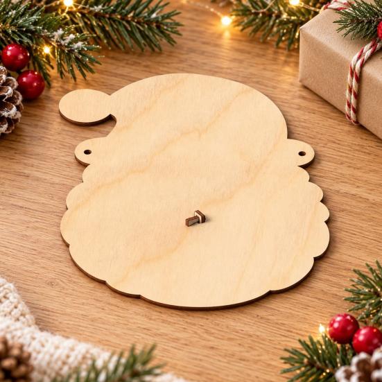 Rustic Holiday Decor Christmas Advent Calendar Wooden Hanging Sign, 24 Days Welcome Sign with Rope, Decorative Wall Santa Countdown Decorations