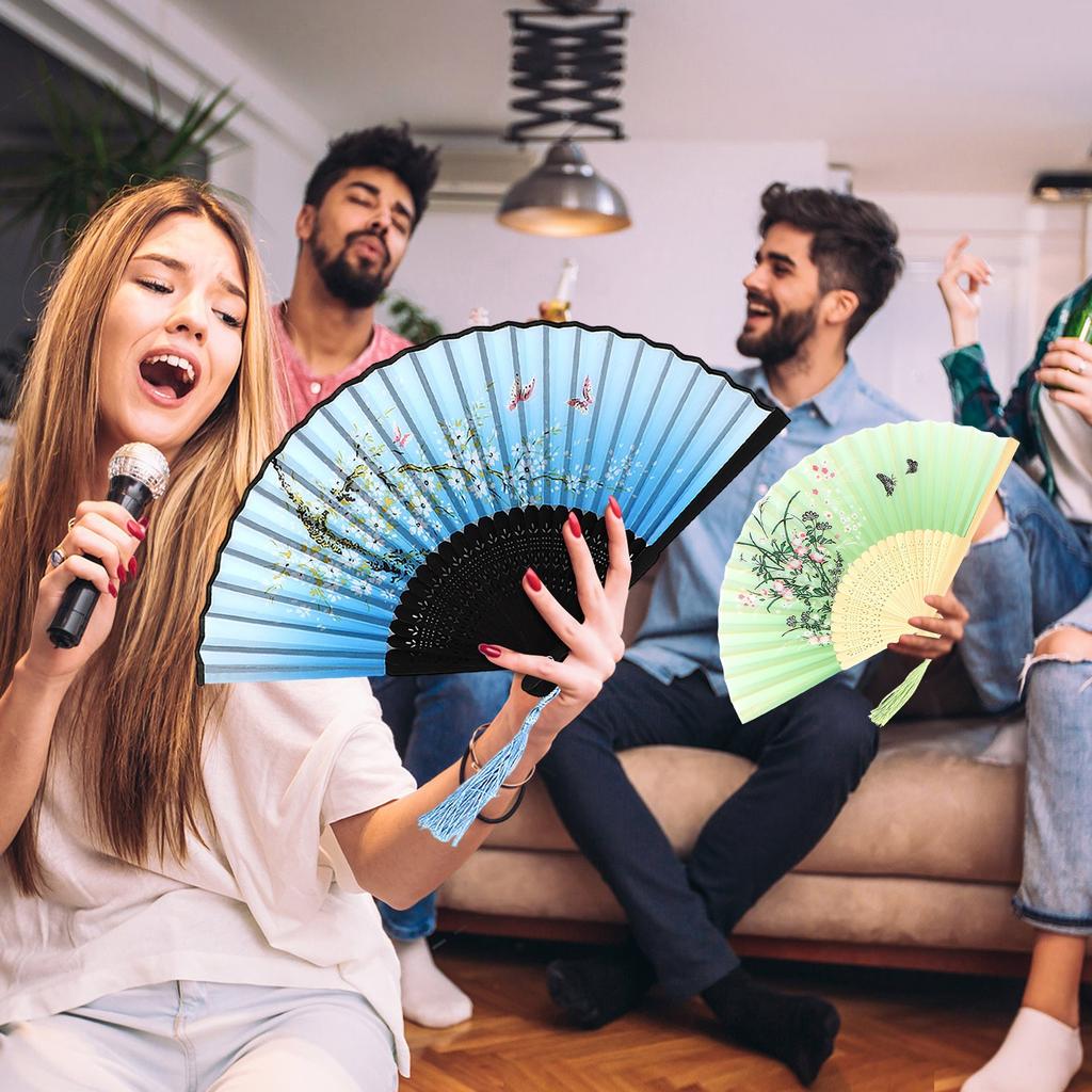 Antique Fan, Chinese Fan, Antique Folding Fan, Dance Fan