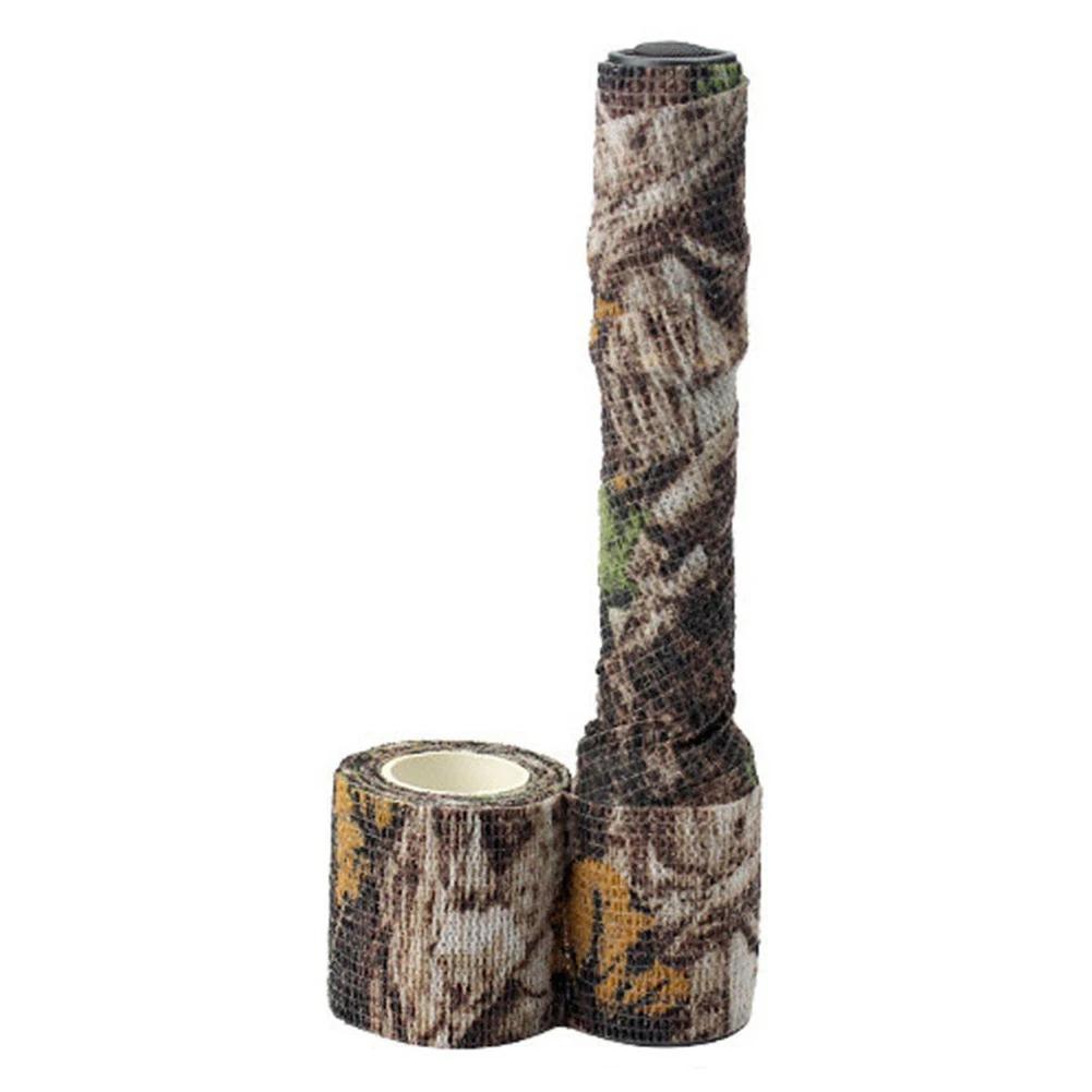 1 Roll U Pick 4.5m*5cm Waterproof Outdoor Camo Hiking Camping Hunting Camouflage Stealth Tape Wraps self adhesive