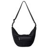 The North Face 2.4L Casual Versatile Fashion Mini Underarm Handheld Shoulder Outdoor Bag Unisex bags Cotton-True-Black NN2PQ58L