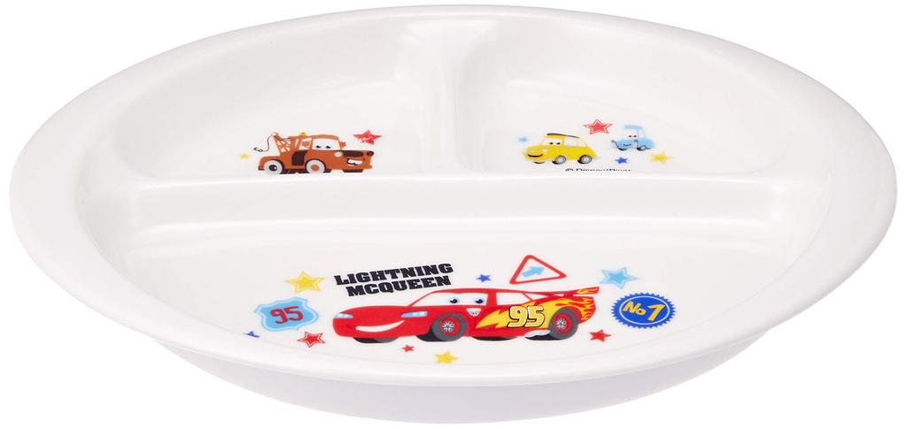 Disney Pixar Friends Lunch 707136 "Cars" Plate, 23cm, White,