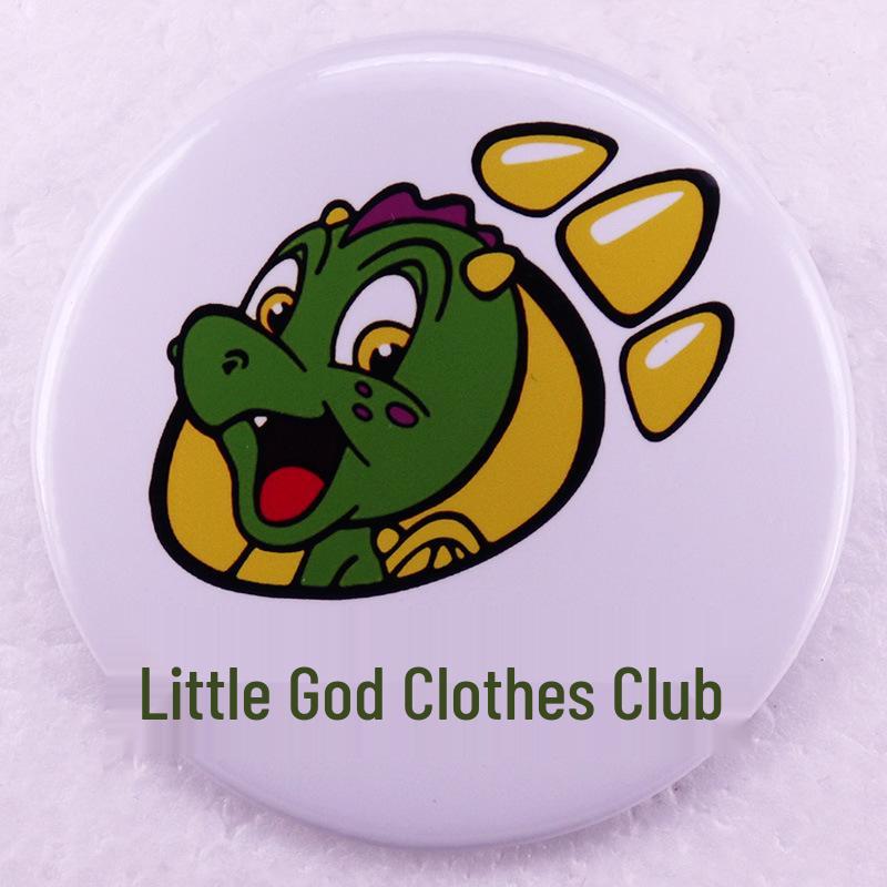 Shenlong Club Tinplate Badge Pin No specific size information available