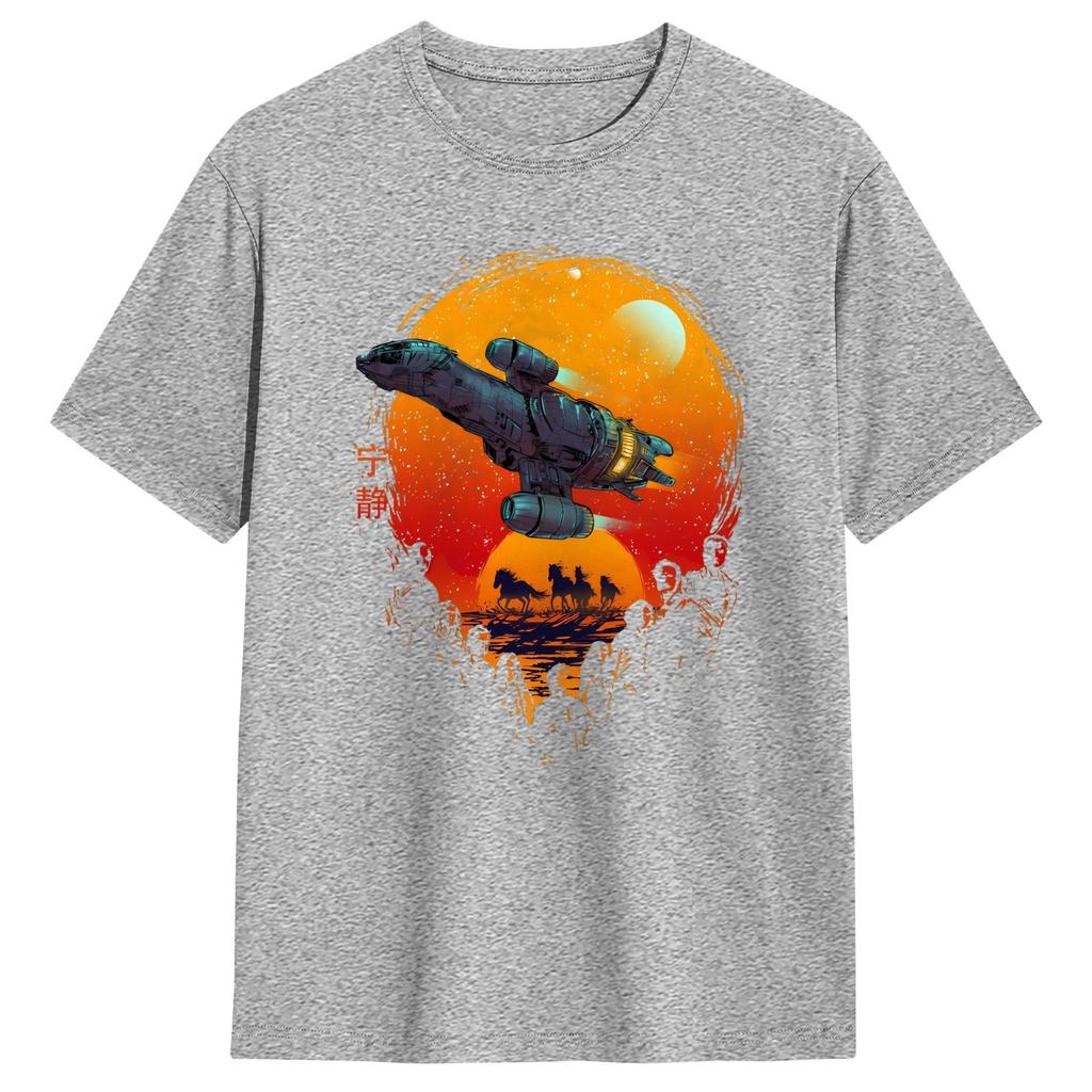 Firefly Serenity Cant Take The Sky From Me Unisexs T Shirts  Novelty Tees Short Sleeve Round Collar TShirts Pure Cotton Clothes