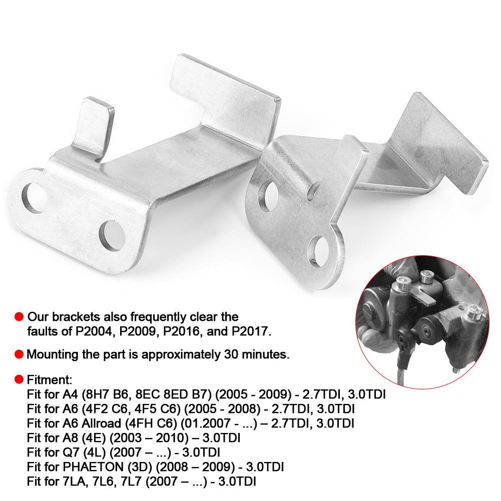 2pcs Intake Manifold Flap Actuator Repair Bracket Accessory Fit for PHAETON