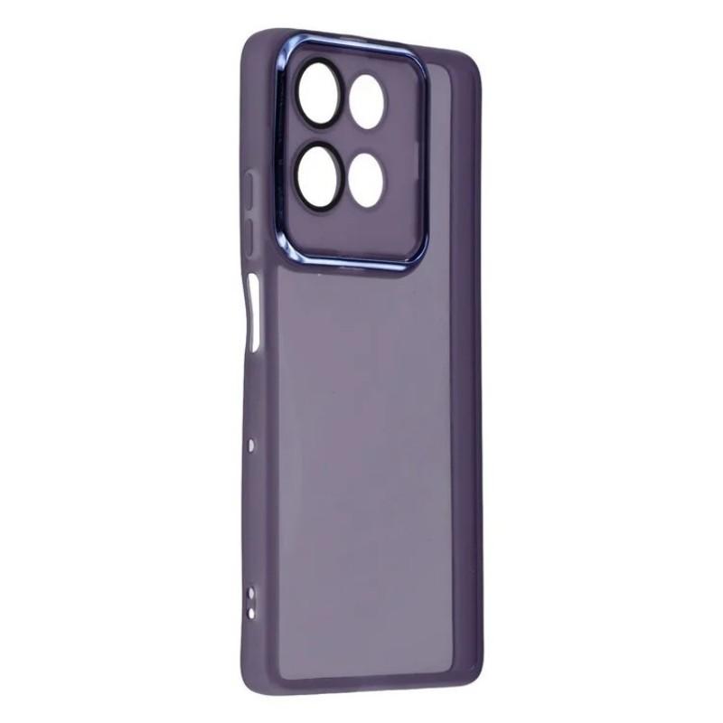 For Motorola Moto G75 5G TPU Case WANLONFENG DKSM Series Electroplated Frame Back Cover with Tempered Glass