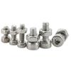 304 Stainless Steel Hex Socket Screw Bolt Nut Washer Set M2 M3 M4 M5 M6 Metric Thread Metal Machine Screws Gasket Assortment Kit