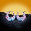 Stream Earrings Women'S 9 Silver Boutique Earrings Enamel Color Women'S Jewelry Stud Earrings