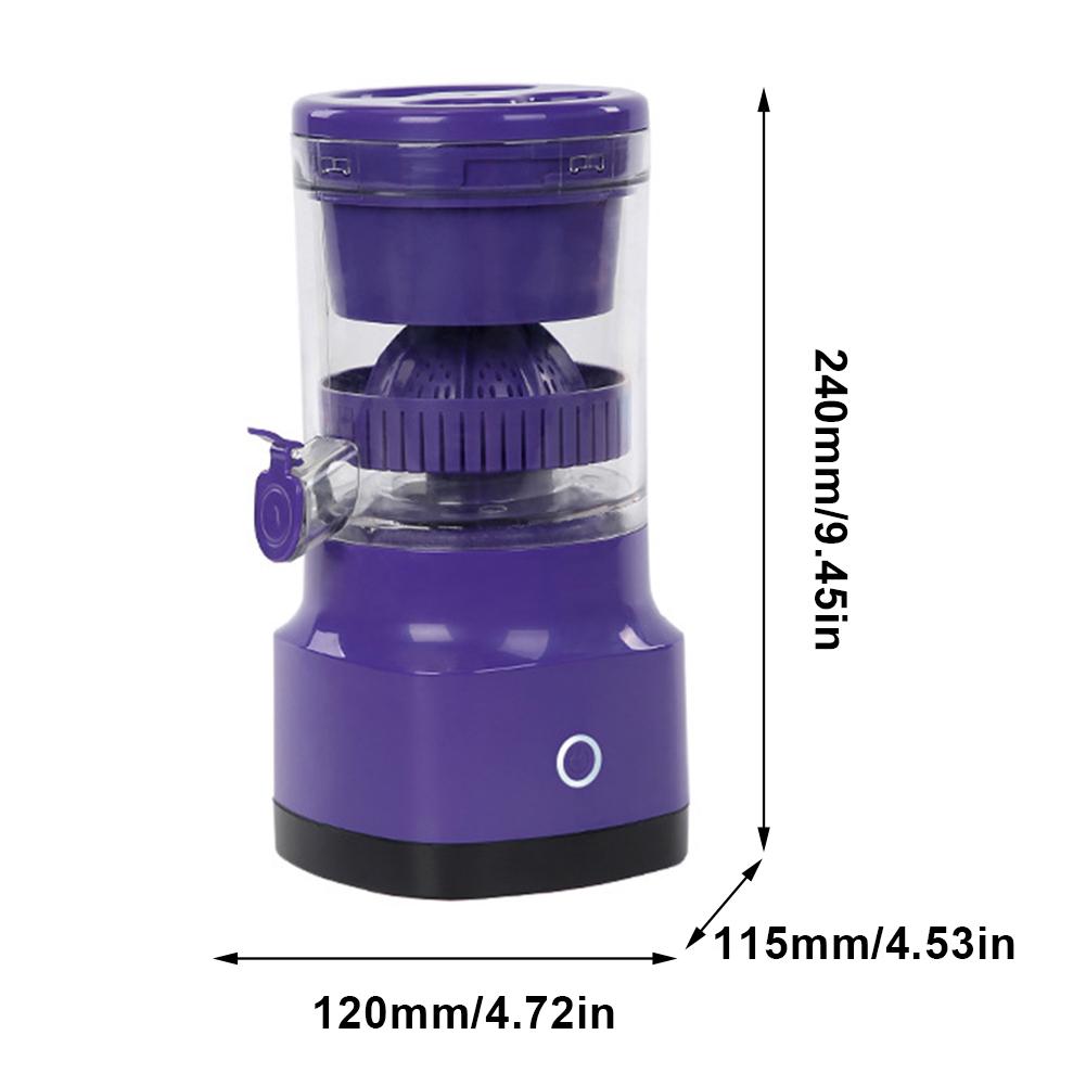 Electric Citrus Juicer Citrus Juicer Machine USB Rechargeable Automatic Citrus Juicer Squeezer 400ml for Orange Lemon Grapefruit