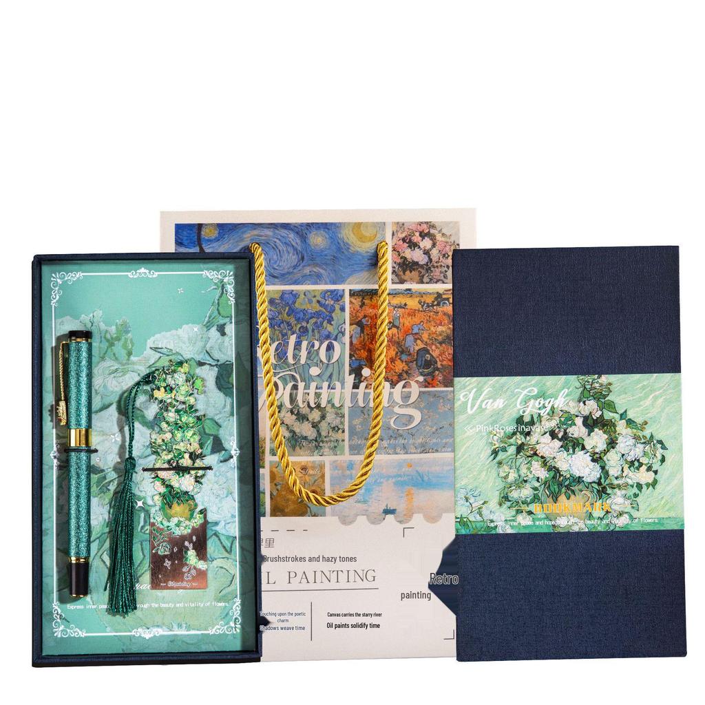 Van Gogh Oil Painting Bookmark Gift Set for Teachers and Students