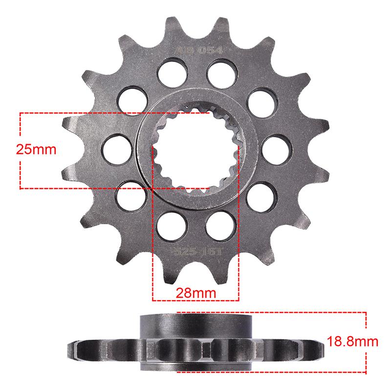 525 16T 42T Motor Bike Front Rear Sprocket Gear Wheel Cam for BMW F800 GS 2008-2018 F800 GS Adventure