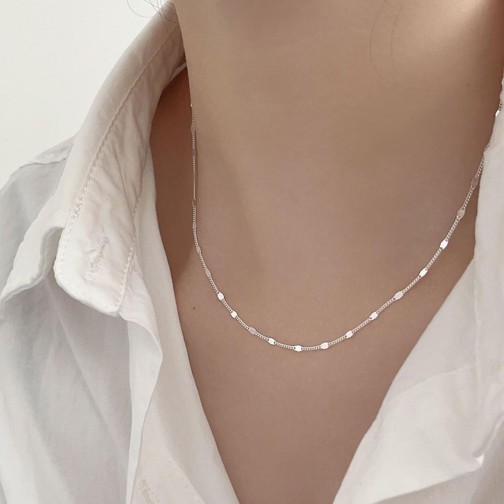 Compact Fresh Necklace Female Ins Cold Wind Temperament Versatile Collarbone Chain Item Jewelry Premium Durable
