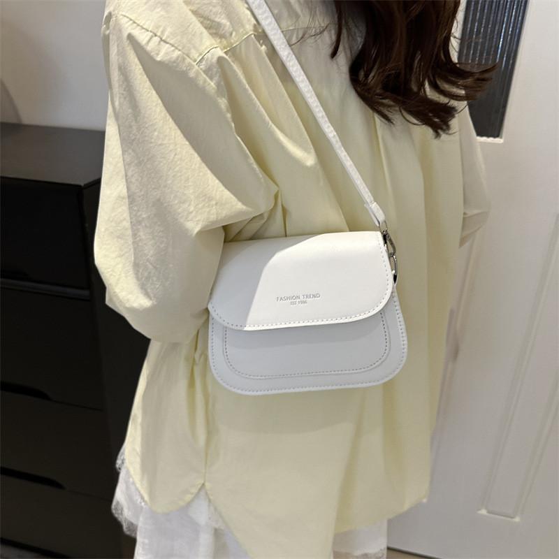 Trendy Street Style Pu Leather Crossbody Bag Small Square Shoulder Bag For Women