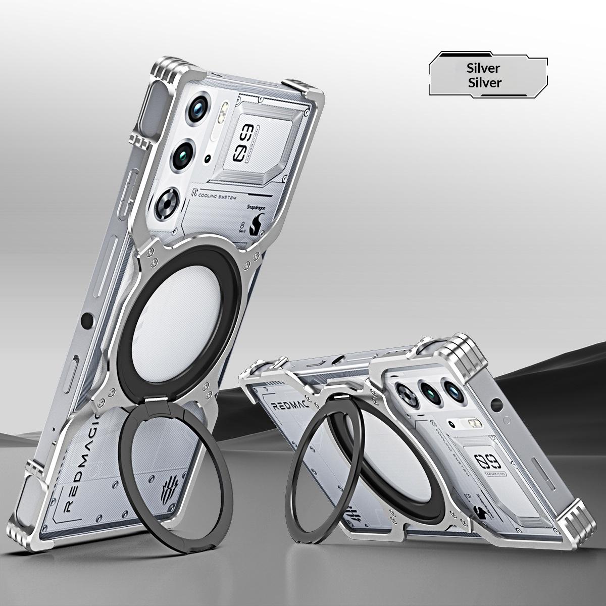 

Applicable RED MAGIC11Pro+Phone case10Pro+Border9SPro Phone case8SPro Metal Frame10 Air RED MAGIC11Pro+ срібний