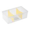 Small Item Storage Container Rectangle Stackable Multipurpose Desktop Dividers Makeup Holder Box with Lid