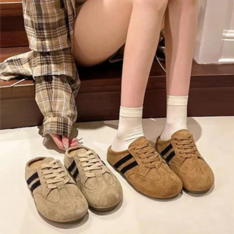 Fashion 2025 Summer New Fashion Trend Women's Casual Shoes Fashion Style Round Toe Soft Comfortable Flat Shoes Outdoor Casual Shoes
