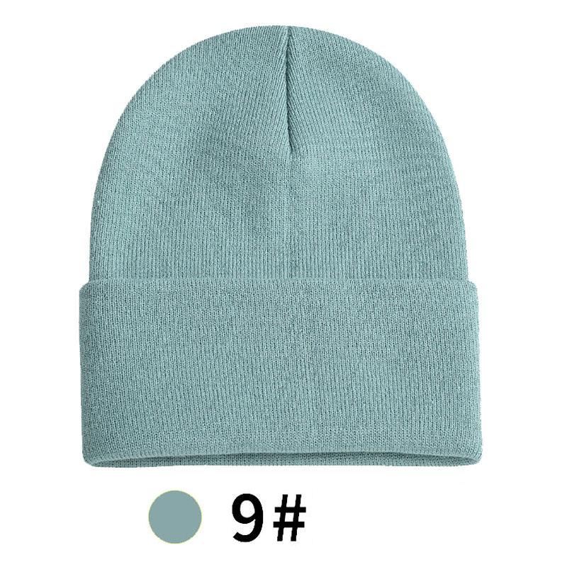 Unisex Winter Running Hat Beanie for Men and Women Breathable Knitted Hat with Digital Printing Warm for Sports