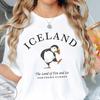 Iceland Shirt, Icelandic Puffin T-shirt, Unisex