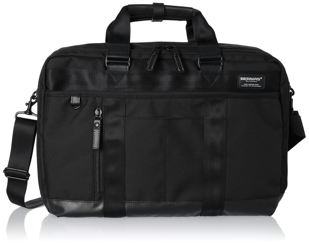 Business Bag Briefs 15 Inches Extended Gusset Teflon Treated Black [BAUER] BAUER 2-Layer Carry-On