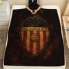 Valencia Club de Fútbol3 Flannel Blanket, High quality Comfortable for All Seasons, Home Decor, Warmth and Comfort