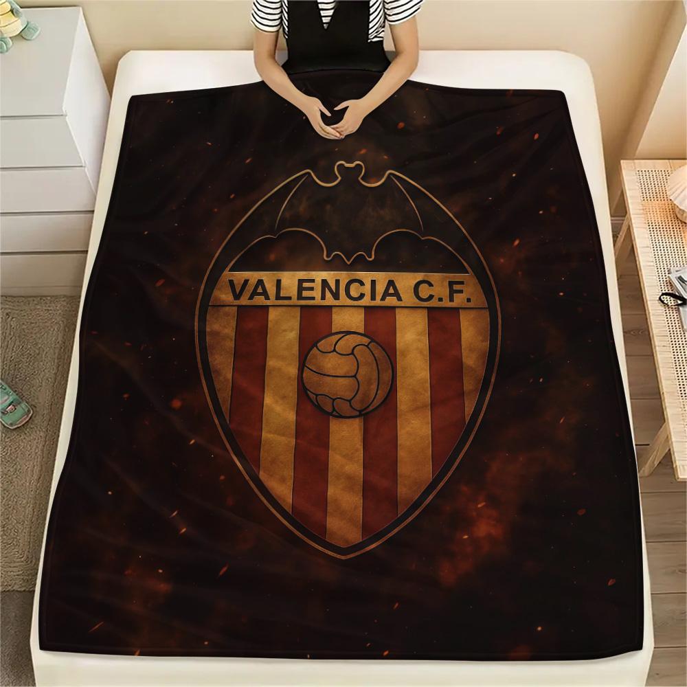 Valencia Club de Fútbol3 Flannel Blanket, High quality Comfortable for All Seasons, Home Decor, Warmth and Comfort