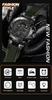 Men's Dual Display Waterproof Silicone Sport Watch with Calendar & Luminous Features