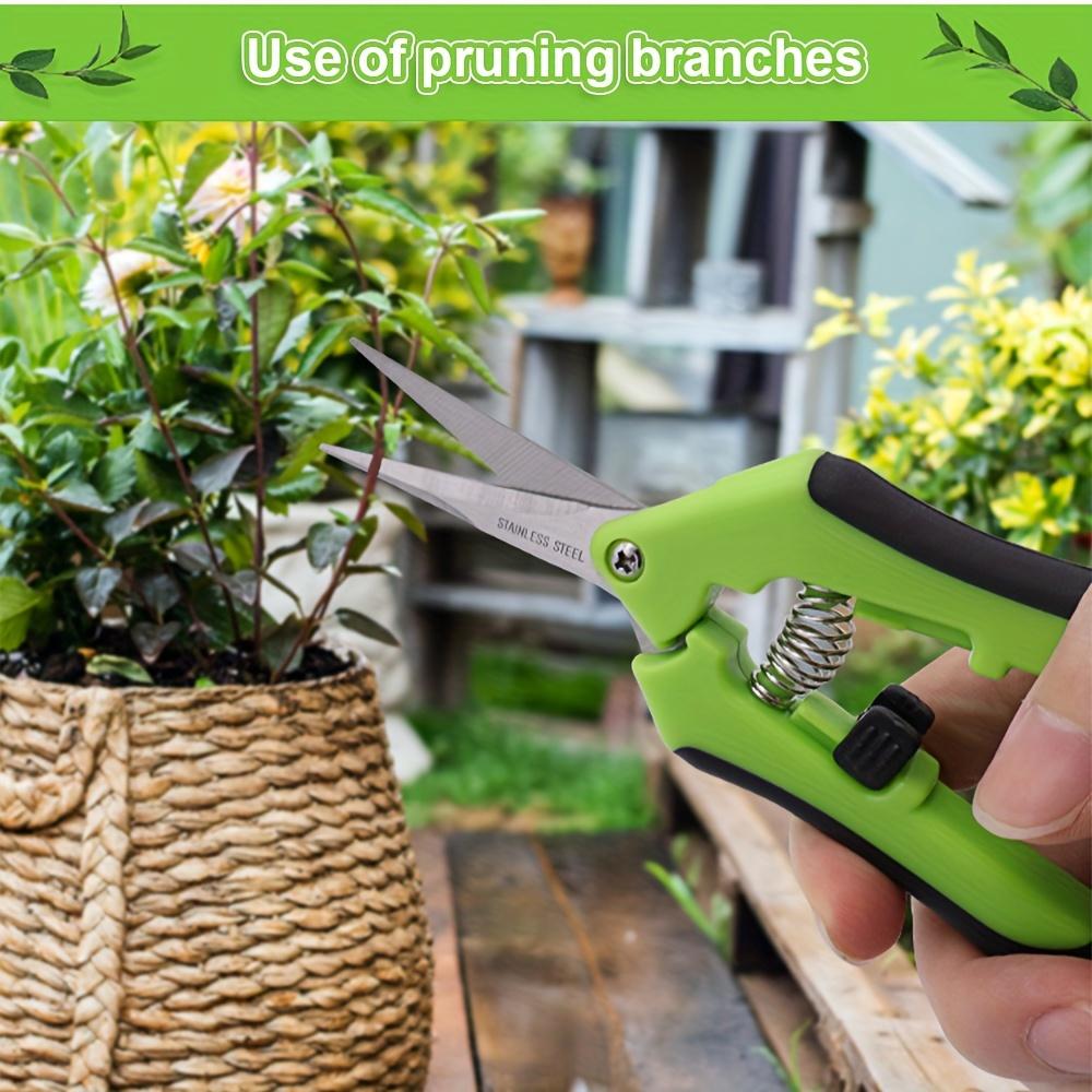 1pc Gardening Pruning Shears Garden Tools Secateurs Bonsai Gardening Scissor Grape Fruit Picking Weed Household Potted Pruning Tool