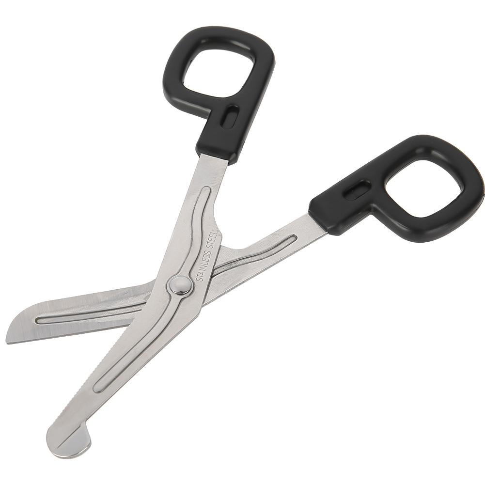 Hospital Clinic Stainless Steel Elbow Scissors Rescue Trauma Emergency Shears Gauze Scissors