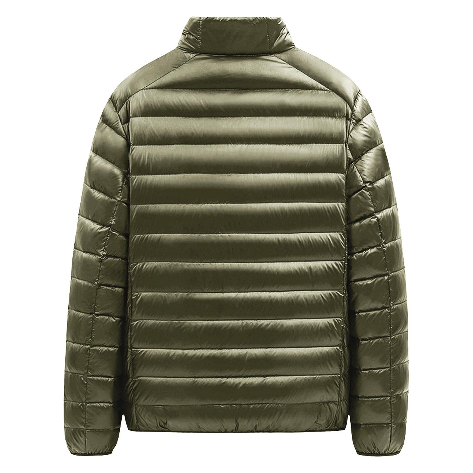 

Пуховик из хлопка, легкий и тонкий свободный большой повседневный пуховик с воротником-стойкой XXL