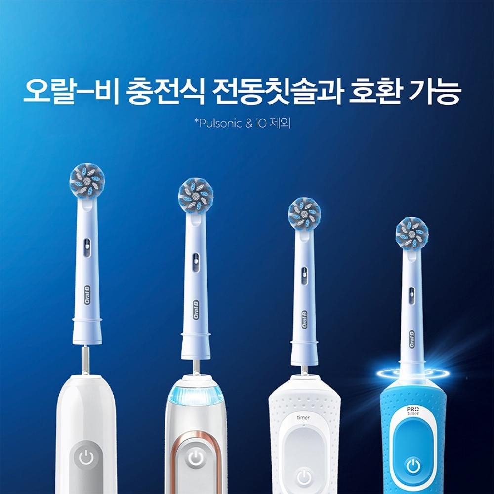 Braun Electric Toothbrush Head Eb60x 8 Sensitive