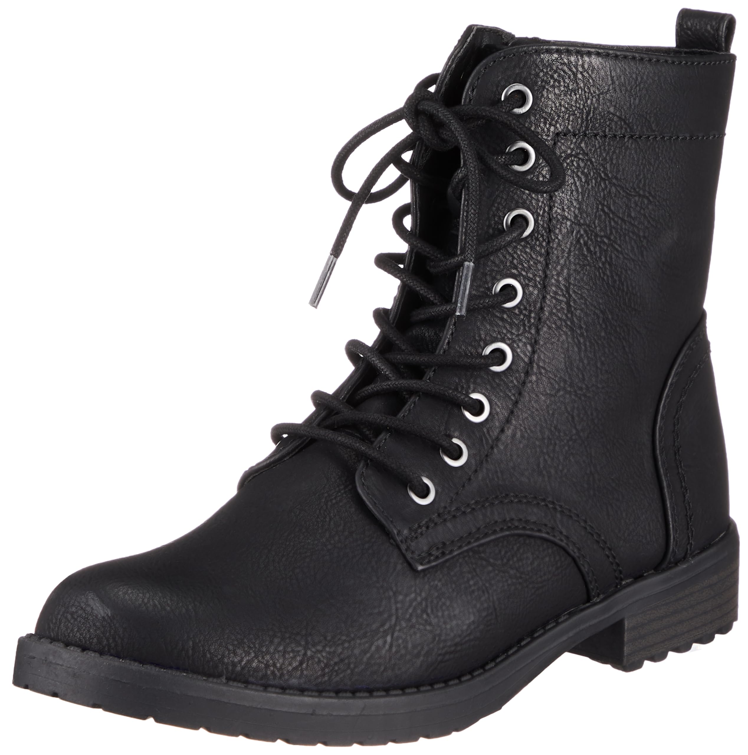 

Amazon Essentials Women s Lace-Up Combat Boots, Black, Size 24.0 cm