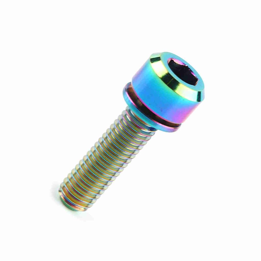 Alloy Tapered Screw With Washer For Mountain Bike(colorful)