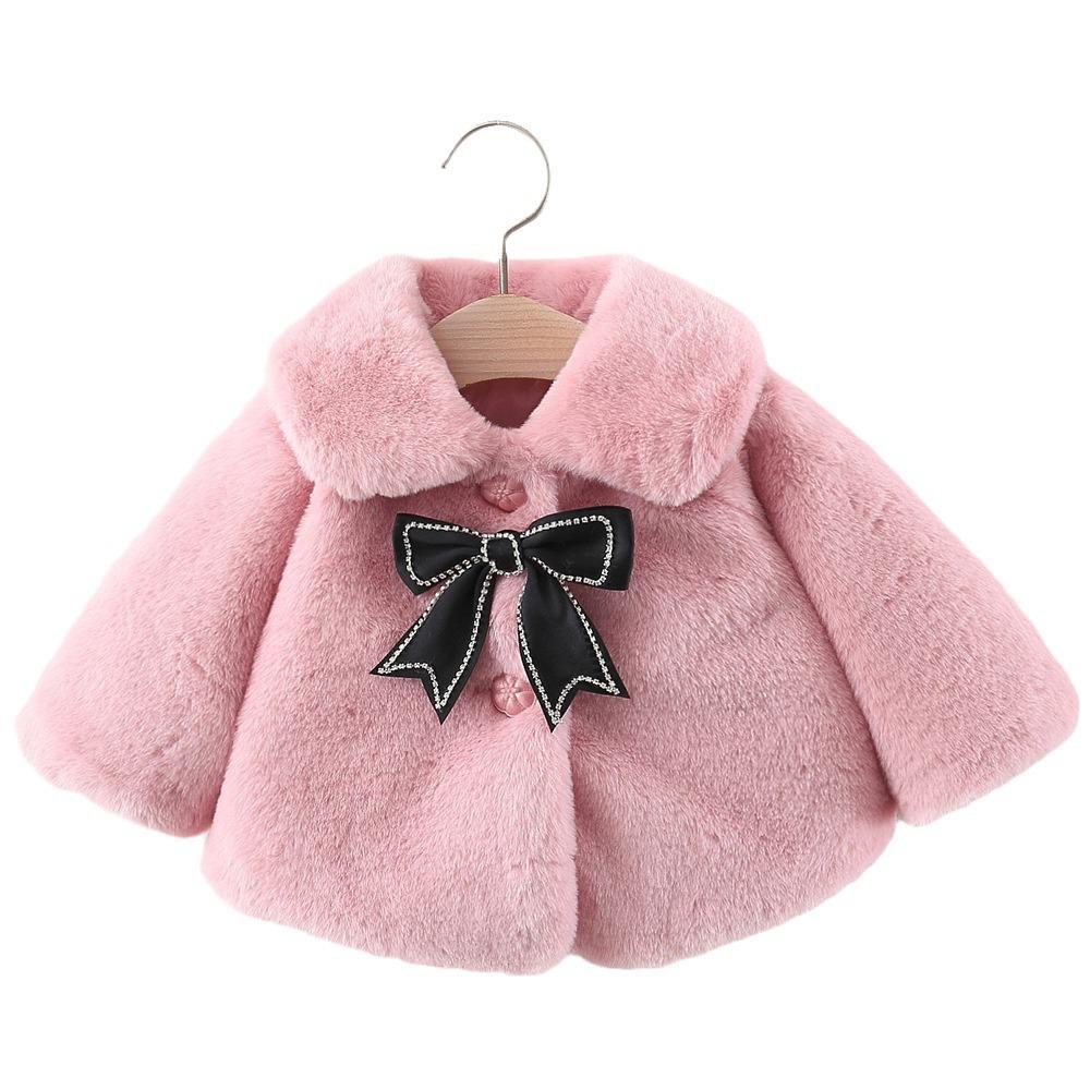 Children's Casual Coat Autumn and Winter Sweet Shawl Coat for Girls