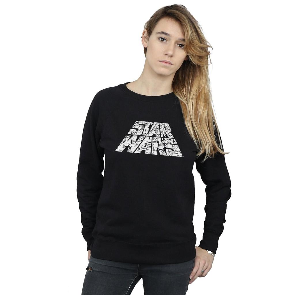 Star Wars: The Rise of Skywalker Womens/Ladies Star Wars The Rise Of Skywalker Trooper Filled Logo Sweatshirt