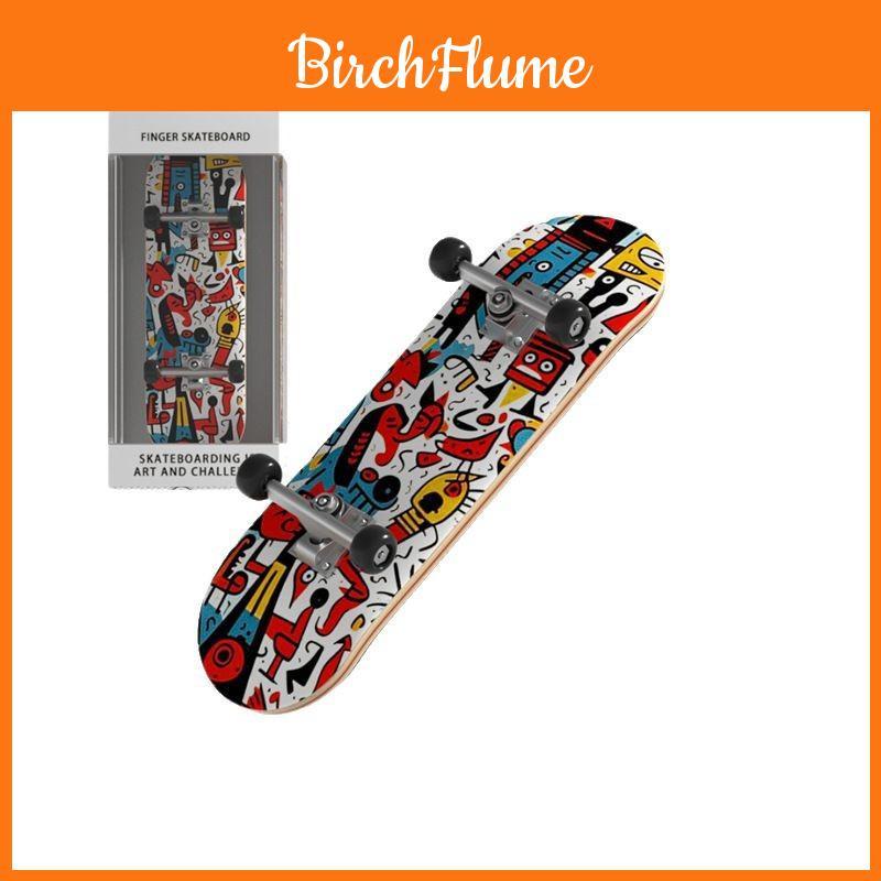 Fingerboard Skate Toy With Maple Wood Deck For Diy Stunt Performers