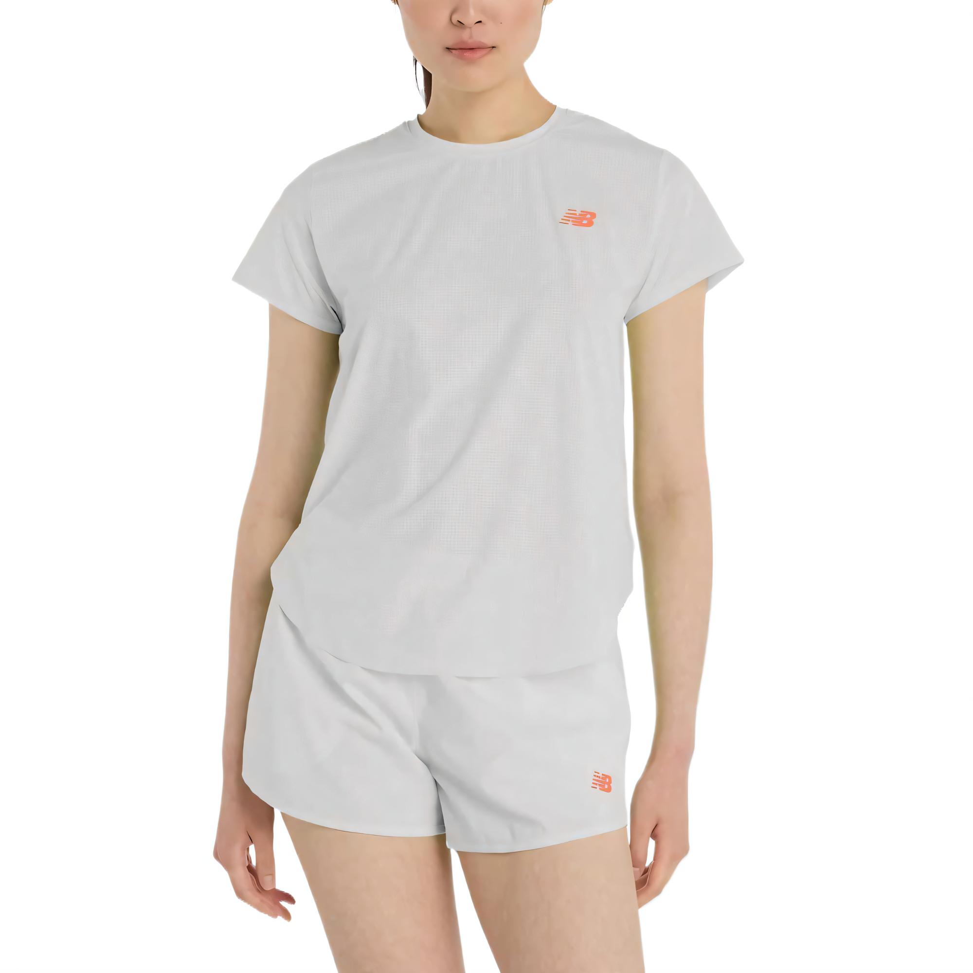 New Balance Race Day Regular T Shirt Women s Gray WT51227-GYM L
