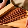 Exquisite 10PCS Wooden Chopsticks Set, Eco-Friendly and Rustic Style Chinese Chopsticks