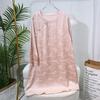 Diagonal Placket Round Neck Heavy Silk Nightdress Women's New Chinese Style Jacquard Disc Buckle Home Dress Mulberry Silk Pajamas