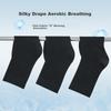 MIIOW 10 Pairs Men's Socks, Summer Thin Style, Durable, Loose-Top, Breathable, Non-Constricting, Mid-Calf Business Silk Socks