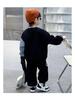 Spring Autumn 2025 Boys' Korean-Style Fleece Denim Set