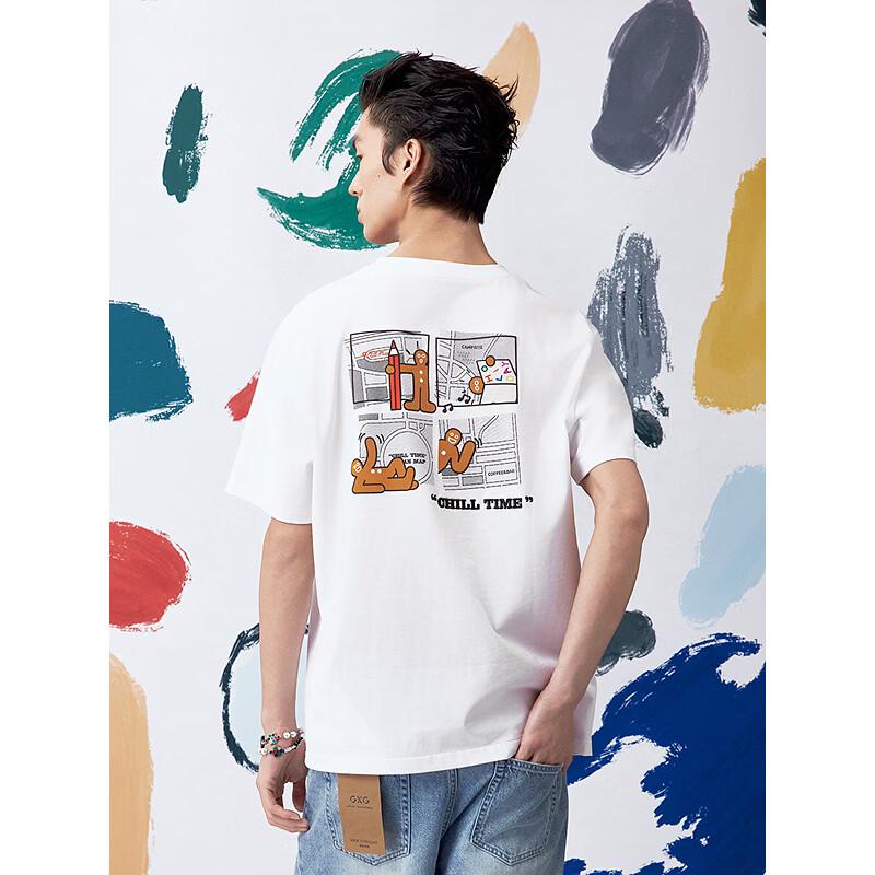 GXG Men's Round Neck Knit T-Shirt