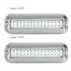 2X42 LED Yacht Underwater BOAT MARINE Transom RV LIGHTS Stainless Steel Pontoon Navigation Lights Yacht Boat Stern Anchor Lamp