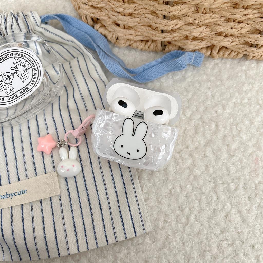 Shell lines Miffy for AirPods 1 case Apple 1/1 generation AirPods pro1 earphone case