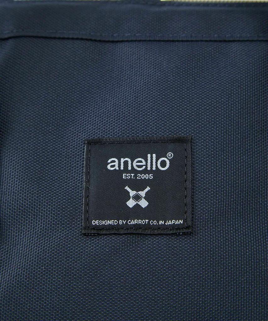 Buckle Backpack Water Repellent Back Pocket Small CROSS BOTTLE REPREVE ATB0197R Black [Anello] (S)