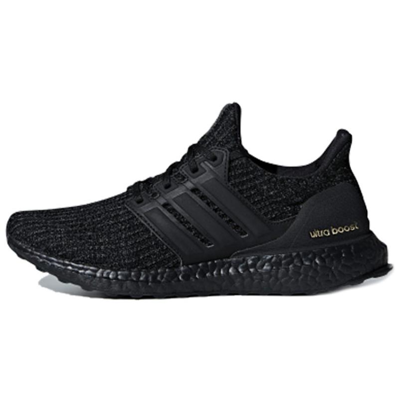 Adidas Women's UltraBoost 4.0 'Triple Black Gold' Women's Sneakers F36123