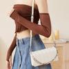 New Leather Small Fragrant Chain Messenger Bag Cowhide High-end Shoulder Underarm Bag Women's Bag