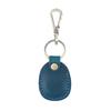 Vintage Leather Access Card Holder Keychain Round Water Drop Access Cards Protective Case Fashion Keyring Card Bag