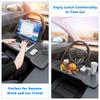 Foldable Car Laptop Desk Upgraded Tray Stand Compatible with Tesla Model 3/Y Steering Wheel Eating Table for Travel Work Camping